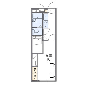 1K Apartment in Koremasa - Fuchu-shi Floorplan