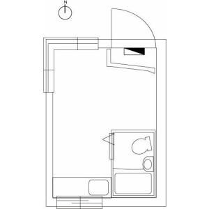 1R Apartment in Komagome - Toshima-ku Floorplan