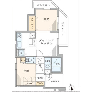 2DK {building type} in Otsuka - Bunkyo-ku Floorplan