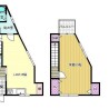 1LDK House to Rent in Habikino-shi Floorplan