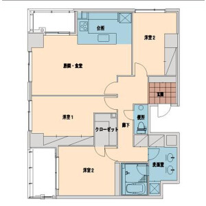 3LDK Mansion in Sarugakucho - Shibuya-ku Floorplan