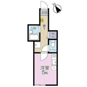 1R Apartment in Ikenohata - Taito-ku Floorplan