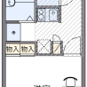 1K Apartment to Rent in Hakodate-shi Floorplan