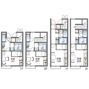 1K Apartment in Yaho - Kunitachi-shi Floorplan
