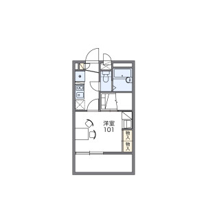 1K Mansion in Tamagawa - Setagaya-ku Floorplan
