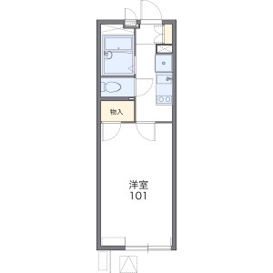 1K Mansion in Morishoji - Osaka-shi Asahi-ku Floorplan