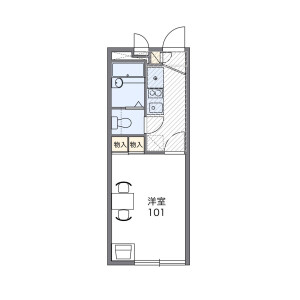 1K Apartment in Nakacho - Odawara-shi Floorplan