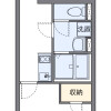 1K 아파트 to Rent in Akishima-shi Floorplan