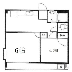 2DK Mansion in Azabujuban - Minato-ku Floorplan