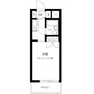 1K Mansion in Kamiochiai - Saitama-shi Chuo-ku Floorplan