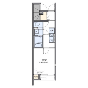 1K Apartment in Saiwaicho - Sendai-shi Miyagino-ku Floorplan