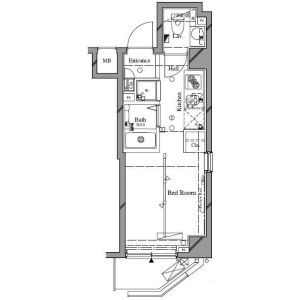 1R Mansion in Kameido - Koto-ku Floorplan