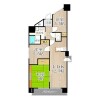 3LDK Apartment to Rent in Toyonaka-shi Floorplan