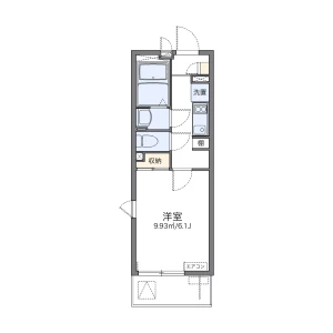 1K Mansion in Nishiaraihoncho - Adachi-ku Floorplan