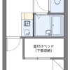 1Kアパート - 福岡市博多区賃貸 間取り