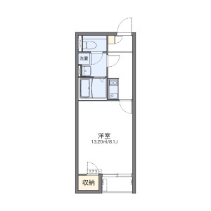 1K Mansion in Okubocho - Uji-shi Floorplan