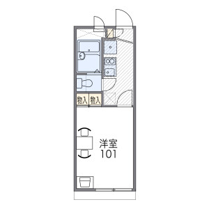 1K Apartment in Yamatecho - Suita-shi Floorplan