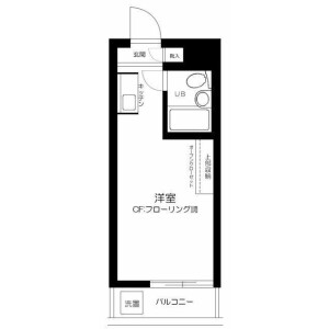 1R Mansion in Miyamae - Suginami-ku Floorplan