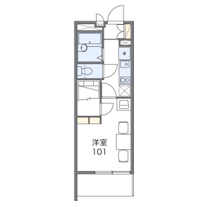 1K Mansion in Motocho - Saitama-shi Urawa-ku Floorplan