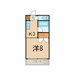 1K Mansion in Shimmachi - Setagaya-ku Floorplan