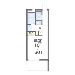 1K Mansion in Kashima - Osaka-shi Yodogawa-ku Floorplan