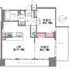 2LDK Apartment to Buy in Higashiosaka-shi Floorplan