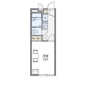 1K Mansion in Masuo - Kashiwa-shi Floorplan