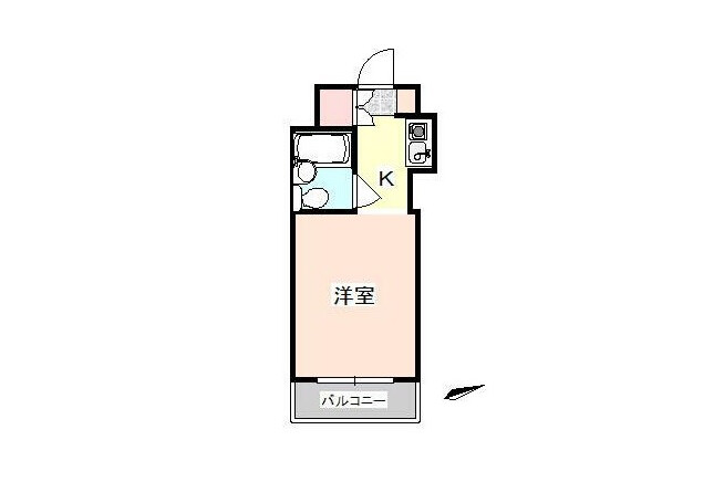 1R Apartment to Buy in Kawaguchi-shi Floorplan