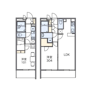 1LDK Mansion in Oyaguchi kitacho - Itabashi-ku Floorplan