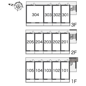 1K Apartment in Oyata - Adachi-ku Floorplan