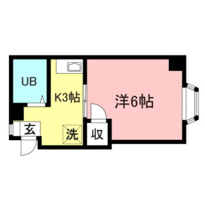 1K Mansion in Chuo - Nakano-ku Floorplan
