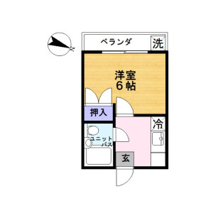 1K Mansion in Sano - Adachi-ku Floorplan