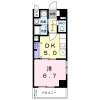 1DK Apartment to Rent in Naha-shi Floorplan