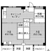 2LDK Apartment to Rent in Koriyama-shi Floorplan