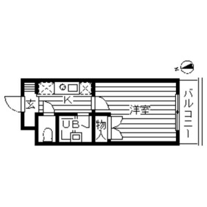 1K Mansion in Miyazaki - Kawasaki-shi Miyamae-ku Floorplan