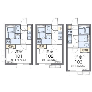 1K Apartment in Ebisu - Shibuya-ku Floorplan