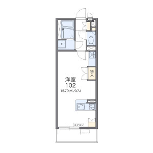 1R Mansion in Yuko - Chiba-shi Chuo-ku Floorplan