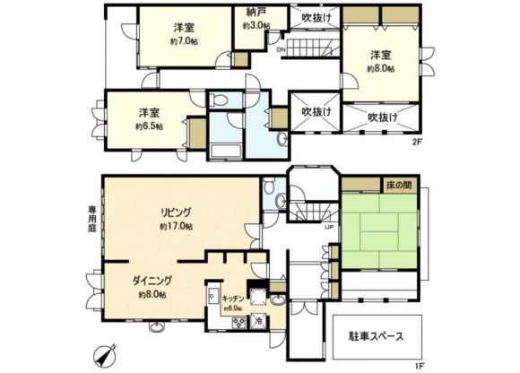 4SLDK Apartment to Rent in Kamakura-shi Floorplan