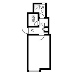 1R Apartment in Haramachi - Meguro-ku Floorplan