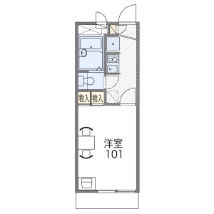 1K Mansion in Nakamozucho - Sakai-shi Kita-ku Floorplan