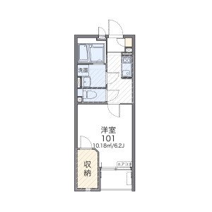 1K Apartment in Kohoku - Adachi-ku Floorplan