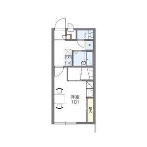 1K Mansion in Yanagiboricho - Nagoya-shi Nakagawa-ku Floorplan