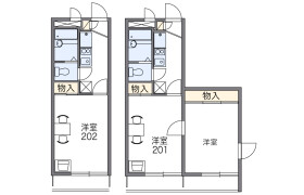 足立区大谷田-2K公寓