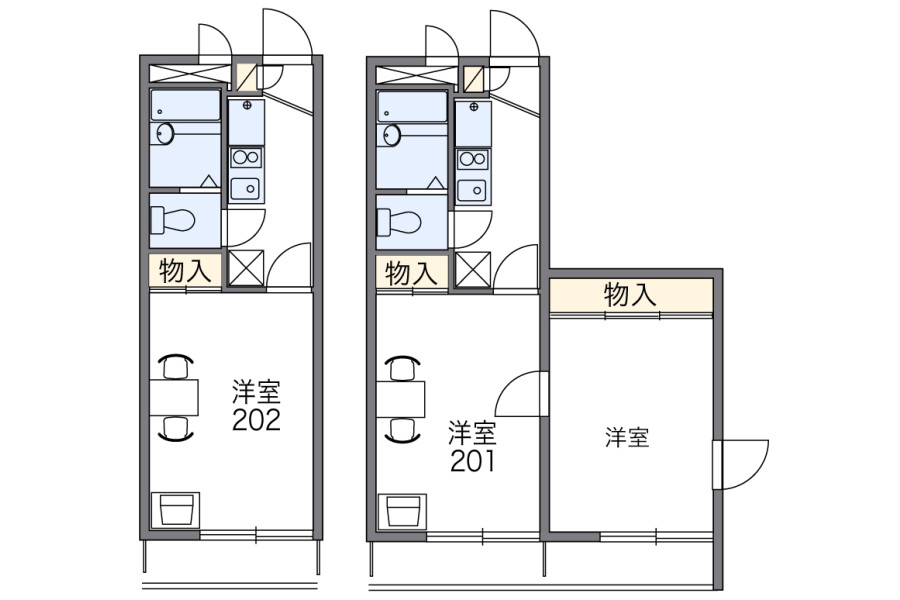 2K Apartment to Rent in Adachi-ku Floorplan