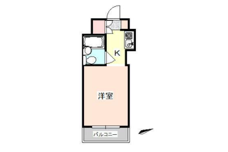 1R Apartment to Buy in Kawaguchi-shi Floorplan