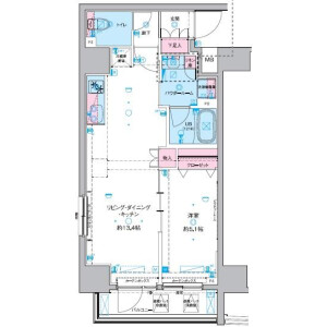 1LDK Mansion in Higashikanda - Chiyoda-ku Floorplan