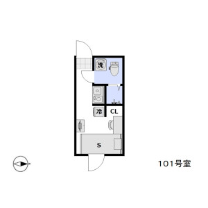 1R Apartment in Matsubara - Setagaya-ku Floorplan