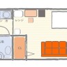 1R Apartment to Rent in Moriguchi-shi Floorplan