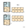 1K Apartment to Rent in Fukuoka-shi Higashi-ku Layout Drawing
