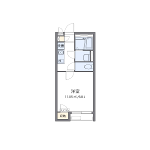 1K Apartment in Oyaguchi - Itabashi-ku Floorplan